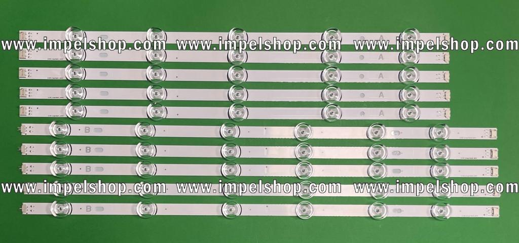 Barras De Led para TV LG INNOTEK 55" set 10pcs (DRT3.0 55" TYPE A X 5pcs & TYPE B X 5pcs) (AGF78401701 , AGF78401601)