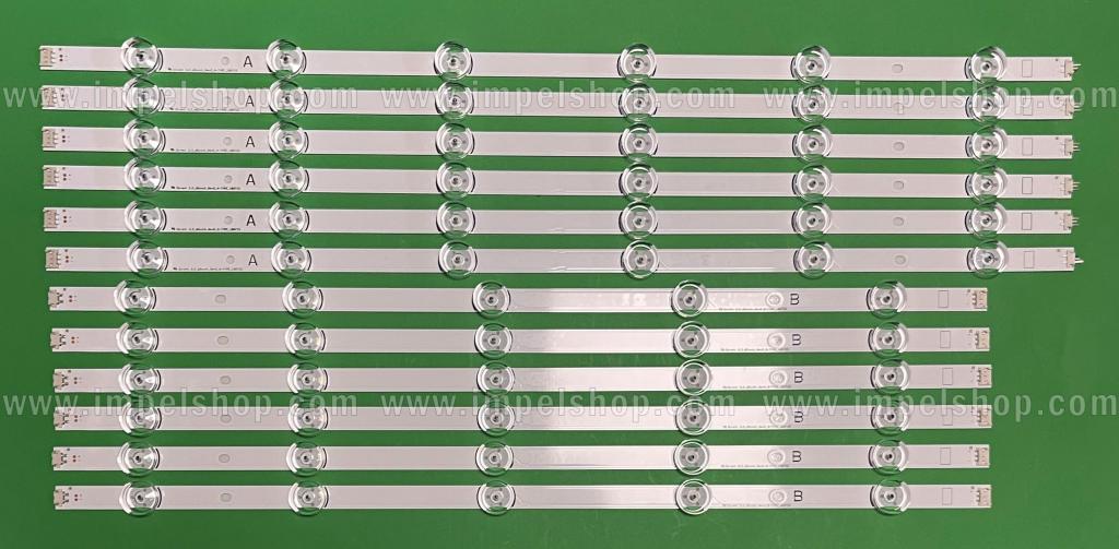 Barras De Led para TV LG INNOTEK 60" set 12pcs (DRT3.0 60" TYPE A X 6pcs & TYPE B X 6pcs) (AGF78401801 , AGF78401901)