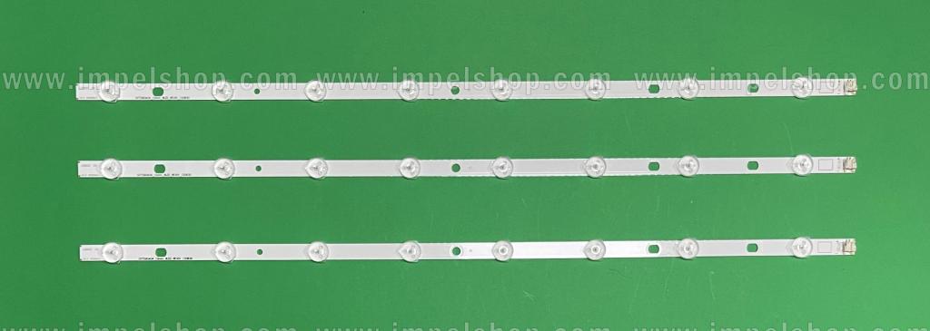 Barras De Led para TV TOSHIBA 29" SVT290A04_12MM_8LED_REV01_120830 8 LED set 3pcs , 565MM X 12MM