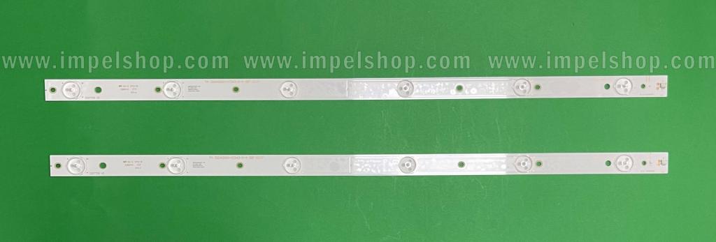 Barras De Led para TV PHILIPS 32" set 2pcs X 320TT09 V6 , 6LED , COMPRIMENTO 613MM , 6V ,