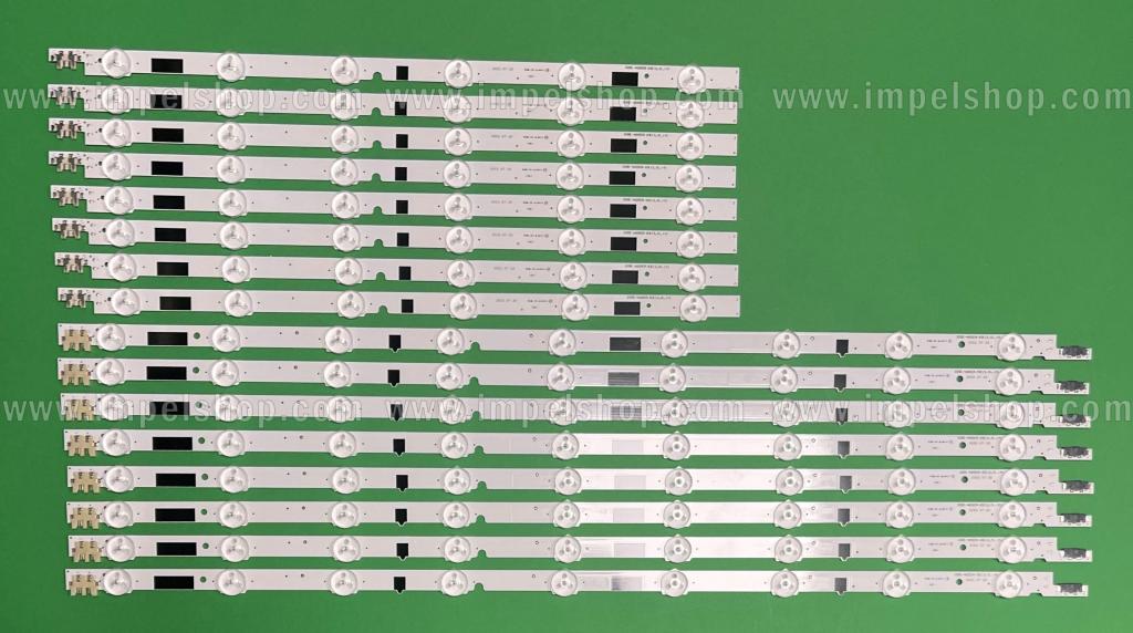 Barras De Led para TV SAMSUNG 46" set D2GE-460SCA-R3 9LED X 8pcs & D2GE-460SCB-R3 6LED X 8pcs , BN96-25308A & BN96-25309A