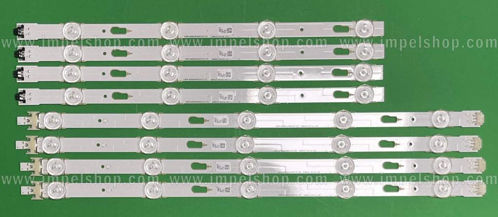 Barras De Led para TV SAMSUNG 40" set V5DF-400DCA-R2 5LED X 4pcs & V5DF-400DCB-R2 4LED X 4pcs , BN96-34783A & BN96-34784A