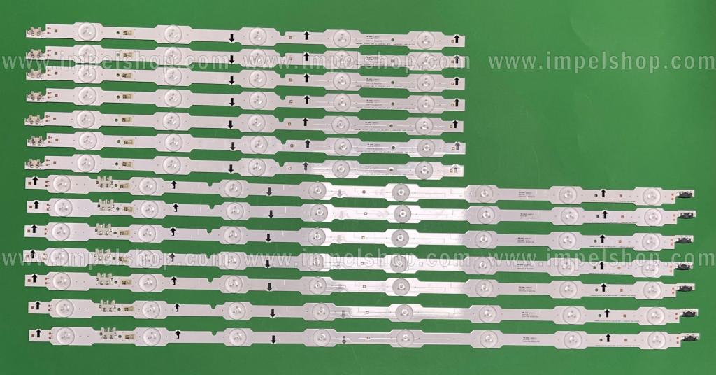 Barras De Led para TV SAMSUNG 55" set DUGE-550DCA-R5 8LED , BN96-34251A X 7pcs & DUGE-550DCB-R5 5LED , BN96-34252A X 7pcs (LM41-00106G & LM41-00106H) , BN96-32182A & BN96-32183A