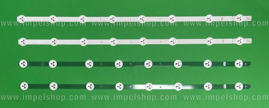 Barras De Led para TV LG 32" set 4pcs ( 32" ROW Rev0.1 2 A-TYPE 6916L-1219A X 2SZT , 32 ROW Rev0.1 2 B-TYPE 6916L-1220A X 2SZT )