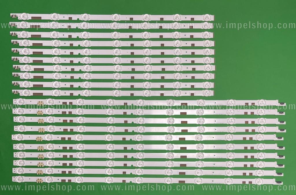 Barras De Led para TV SAMSUNG 60" set V5DR_600SCA-R0 9LED , BN96-38483A X 10pcs & V5DR_600SCB-R0 7LED , BN96-38484A X 10pcs