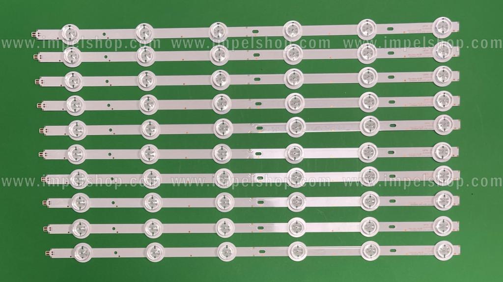 Barras De Led para TV SAMSUNG 48" set SVS480A07_REV3_6LED_140124 X 10pcs , BN96-01202A