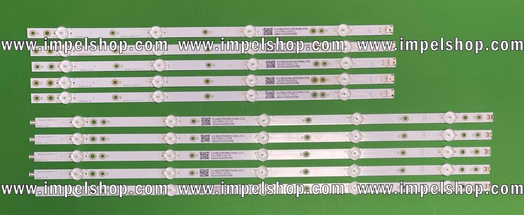 Barras De Led para TV PHILIPS 50" set 10pcs , 5pcs X LB50082 V0_03 V1 / LB50086 V1_00 , 5pcs X LB50089 V0_00 V1 / LB50086 V0_00 , (45LED)