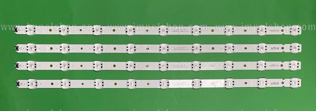 Barras De Led para TV LG 65" set SSC_65UK63 (BOE) _ 9LED_SVL650A95_REV1.0 X 4pcs , COMPRIMENTO : 715MM