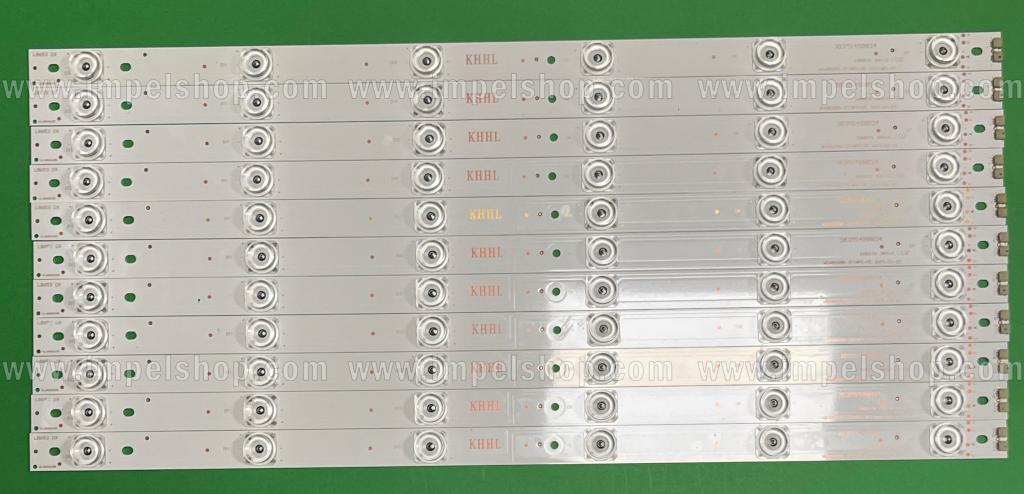 Barras De Led para TV KONKA / TCL / THOMSON 48" set 11pcs , 10pcs X MS48D06A-ZC14FG-05 6LED , COMPRIMENTO : 496MM & 1pcs X MS48D06B-ZC14FG-05 6LED , COMPRIMENTO : 496MM