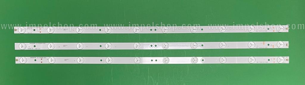 Barras De Led para TV HAIER / SANYO 32" set 3pcs ,1pcs X 3BL-T6324102-006B-A , 10LED , 633MM & 1pcs X 3BL-T6324102-005B-B , 10LED , 633MM & 1pcs X 3BL-T6324102-006B-C , 10LED , 633MM