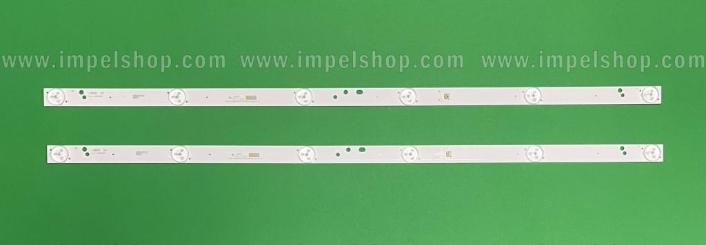 Barras De Led para TV CHANGHONG / HAIER 32" set 2pcs X CRH-K32K6003030T02066CJ-Rev1.5 W , 6LED , TENSÃO : 3V , COMPRIMENTO : 580MM