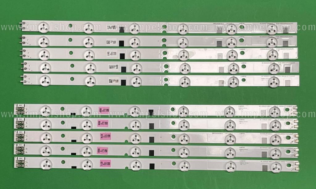 Barras De Led para TV SAMSUNG 39" set D1GE-390SCA-R1 6LED , 39-3535LED-60EA-L X 5pcs & D1GE-390SCB-R1 6LED , 39-3535LED-60EA-R X 5pcs