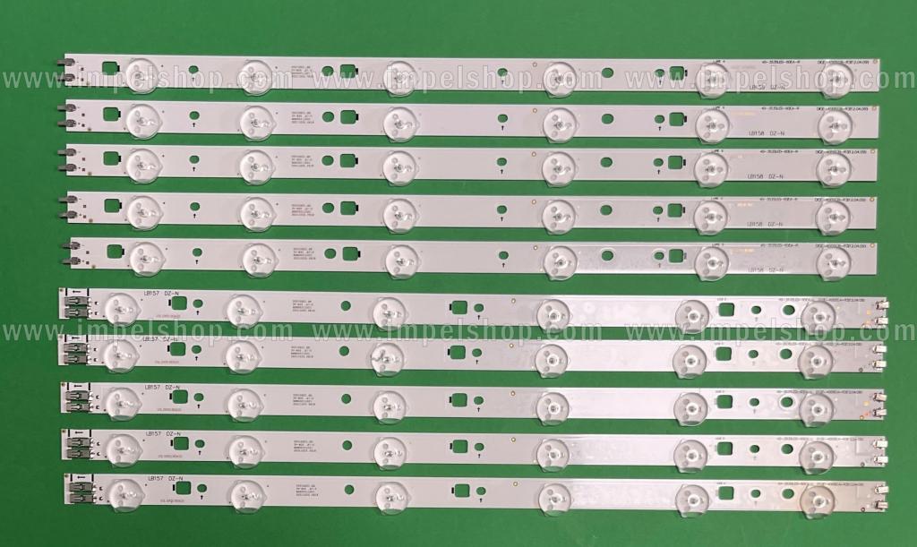 Barras De Led para TV SAMSUNG 40" set D1GE-400SCA-R3 , 40-3535LED-60EA-L , 2012SVS40 3228 LEFT06 6LED , BN41-01824A X 5pcs & D1GE-400SCB-R3 , 40-3535LED-60EA-R , 2012SVS40 3228 RIGHT06 6LED , BN41-01825A X 5pcs , BN96-24090A