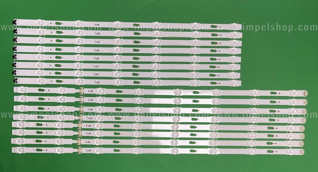 Barras De Led para TV SAMSUNG 65" set V5DU-650DCA-R1 , BN96-34807A / BN96-39665A X 8pcs & V5DU-650DCB-R1 , BN96-34808A / BN96-39666A X 8pcs , BN96-39667A / BN96-39668A , LM41-00121F & LM41-00121E S_5U75_65_FL_R6_REV1.4_150514_LM41-00121E V5DU-650DCB-R1 & S_5U75_65_FL_L8_REV1.4_150514_LM41-00121E V5DU-650DCA-R1 ,