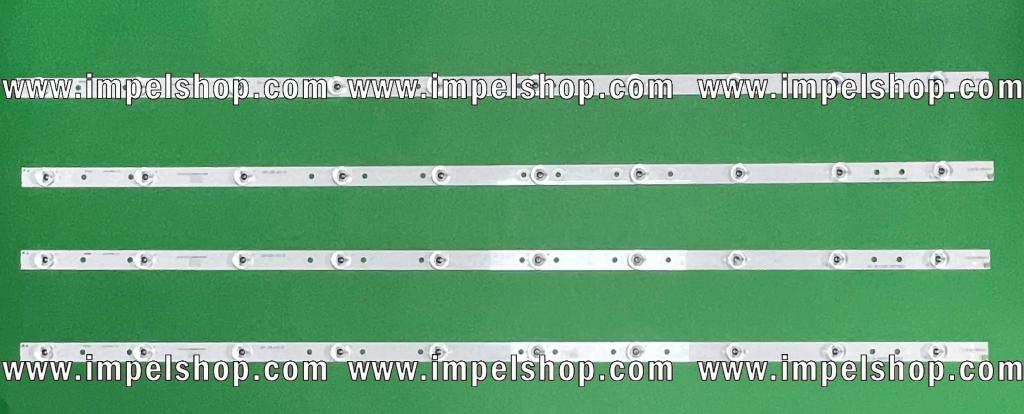 Barras De Led para TV BLAUPUNKT 40" set 4pcs X IC-B-HWBC40D453 , 10LED , S4-Z5-V3-2 , S5-B5-V3-2 , COMPRIMENTO : 782MM