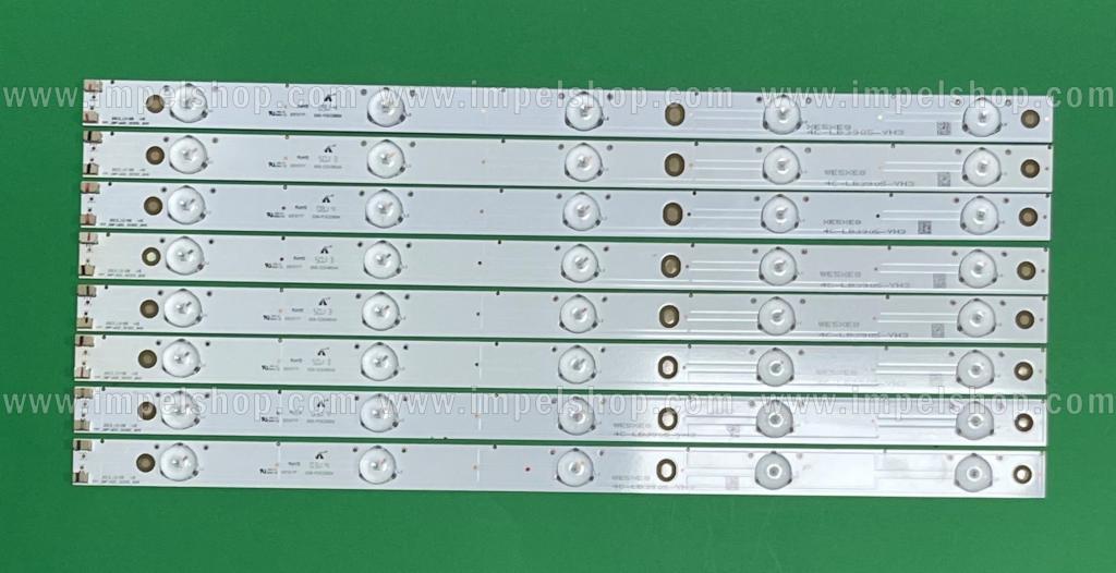 Barras De Led para TV TCL 39" set 8pcs X TMT-39F1600-3030C-8X5 4C-LB3905-YH3