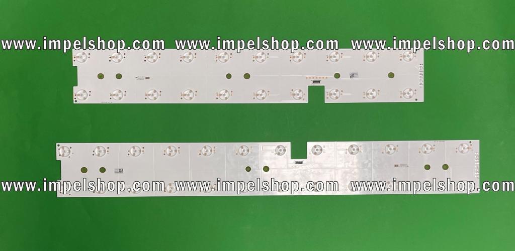 Barras De Led para TV TCL / TOSHIBA / THOMSON 55" set 2pcs , 1pcs X LB55134 V0_06 , 24LED & 1pcs X LB55134 V1_06 , 20LED ,