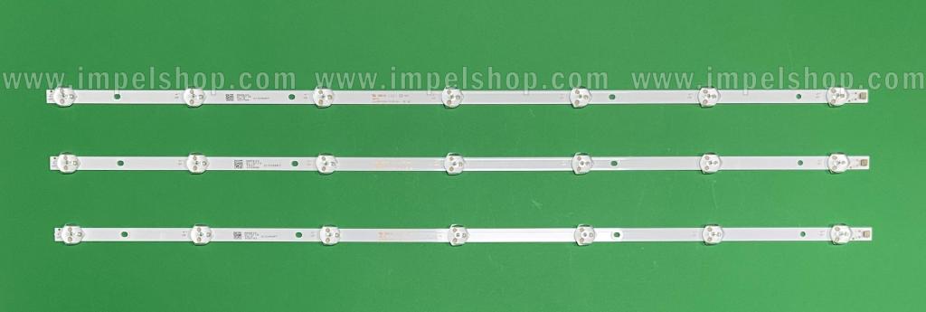 Barras De Led para TV ELEMENT 32" set 3pcs X JL.D32071235-111DS-M , 7LED , 592MM , 3V ,