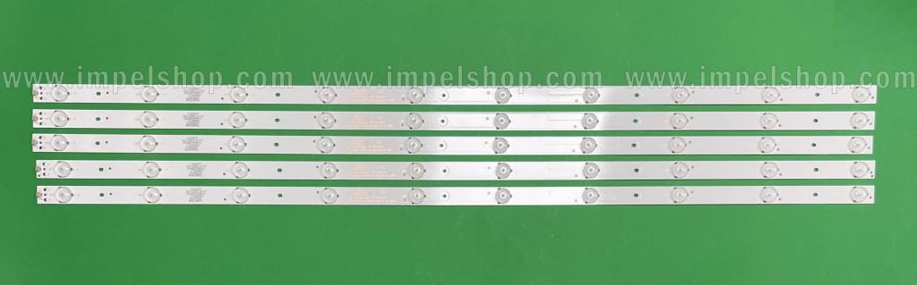 Barras De Led para TV MANTA / SKYMASTER 42" set 5pcs X TFGD416D10-ZC21FG-01 / KK420M01 , PN : 303TH416031 , 10LED , 830MM , 3V ,