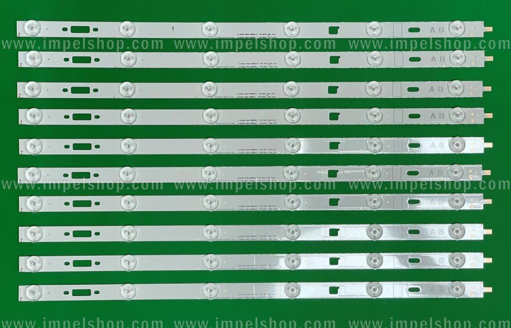 Barras De Led para TV SONY 46" set 10pcs , 5pcs X LG INNOTEK 46INCH NDSOEM A TYPE REV0.1 2013.04.19 , 6LED , 448MM , 3V & 5pcs X LG INNOTEK 46INCH NDSOEM B TYPE REV0.1 2013.04.19 , 6LED , 448MM , 3V