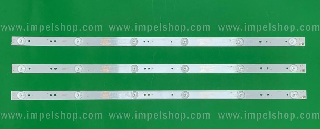 Barras De Led para TV ATVIO 32" set 3pcs X 0D32D06-ZC21FG-05 6S1P , 303TT320038 , 6LED , 579MM , 3V ,