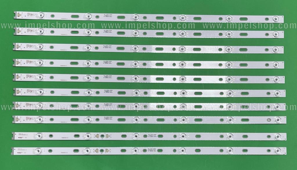 Barras De Led para TV TCL 65" set 10pcs , 8pcs X 65HR330M06A5 V3 , 4C-LB6506-HR04J , 650MM , 6LED & 2pcs X 65HR330M06B5 V3 , 4C-LB6506-HR03J , 4C-LB6506-YH02J / 4C-LB6506-YH1 , 650MM , 6LED