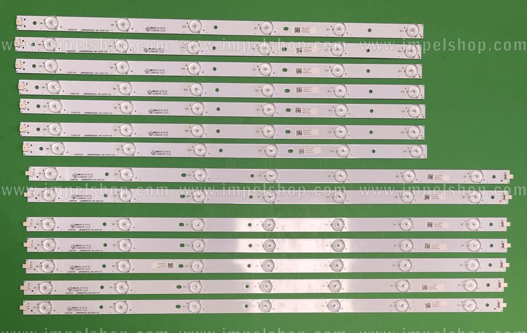 Barras De Led para TV PHILIPS / HAIER 55" set 14pcs , 7pcs X LBM550P0701-AG-3(HF)(0) & 7pcs X LBM550P0601-AH-3(HF)(0)