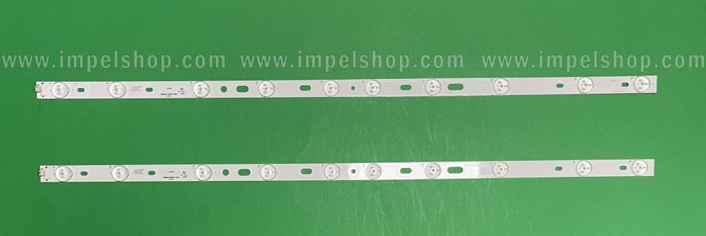 Barras De Led para TV TCL 32" set 2pcs X PB08D623173BL042-005H , 10LED , 3V , 620MM ,