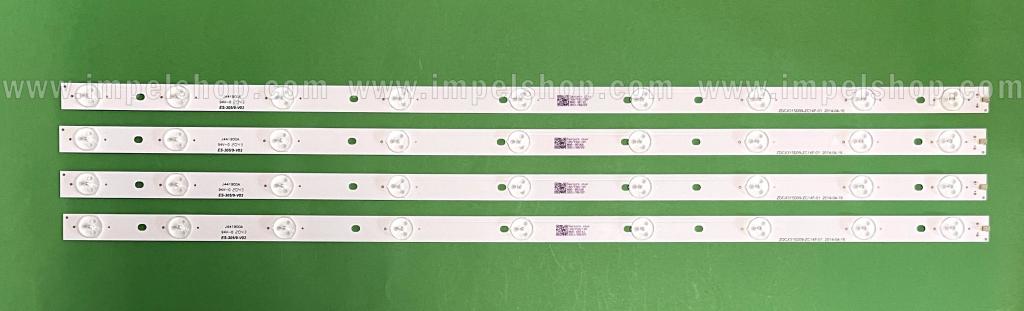 Barras De Led para TV SKYTECH 32" set 4pcs X ZDCX315D09-ZC14F-01 , 9LED , 632MM ,