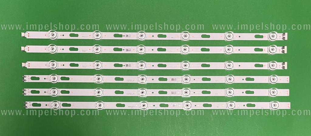 Barras De Led para TV SAMSUNG 50" set BN96-50317A/BN96-50318A 6pcs , 3pcs X BN96-50317A / LM41-00870A/906A & 3pcs X BN96-50318A / LM41-00869A/905A , JL. D500C1330-408AL-M_V02 / JL. D500C1330-408AR-M_V02