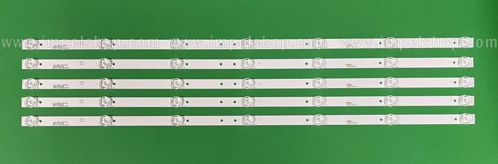 Barras De Led para TV AIWA 40" set 5pcs X JS-D-JP40EU-071EC , 7LED , 3V , 695MM