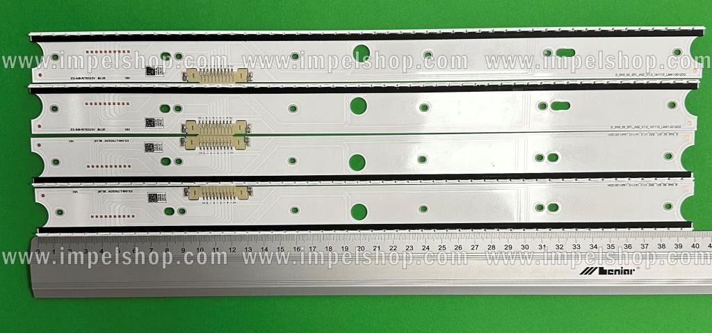 Barras De Led para TV SAMSUNG 65" set 4pcs , 2pcs X BN96-34776A / S_5N9_65_SFL_A52_V1.0_141113_ LM41-00120G , 52LED , 3V , 400MM & 2pcs X BN96-34777A / S_5N9_65_SFL_A52_V1.0_141113_LM41-00120H , 52LED , 3V , 400MM