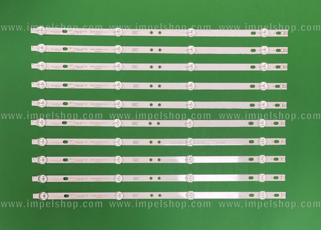 Barras De Led para TV HAIER 50" set 10pcs X DS50M73-DS07-V01 2W2006-DS50M7301-01 4LED , 3V , 461MM ,