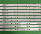 Barras De Led para TV AKAI 50" set 9pcs X JS-D-JP50EU-042EC , MS-L1469 V5 , 21MK200H8300100127209350 , R72-50D04-020-13 , 4LED , 3V , 440MM