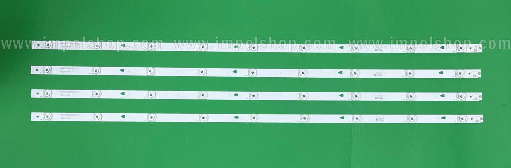 Barras De Led para TV TCL 49" set 4pcs X 49HR332M09A0 V1 , 9LED , 3V , 970MM