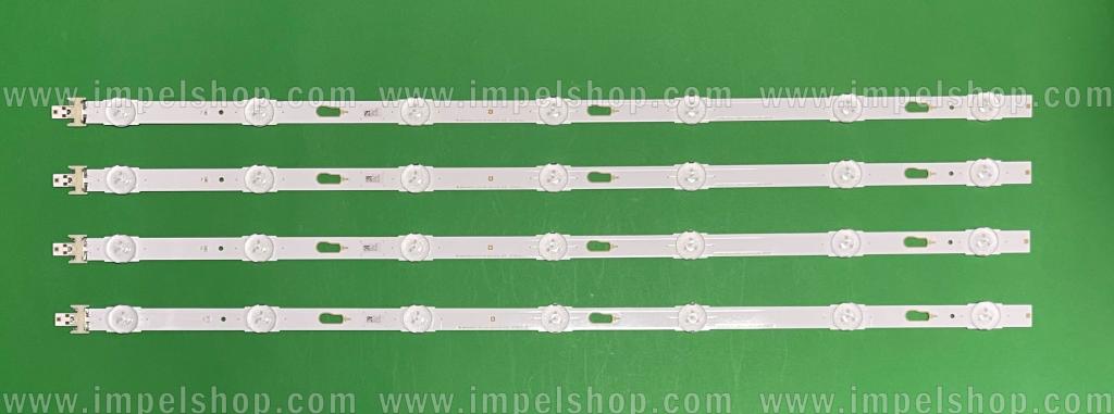 Barras De Led para TV SAMSUNG 32" set 4pcs X V5DF-320DC1-R2 , BN96-34782A , LM41-00117P , S_55J63_32_FL_7 , 7LED , 627MM