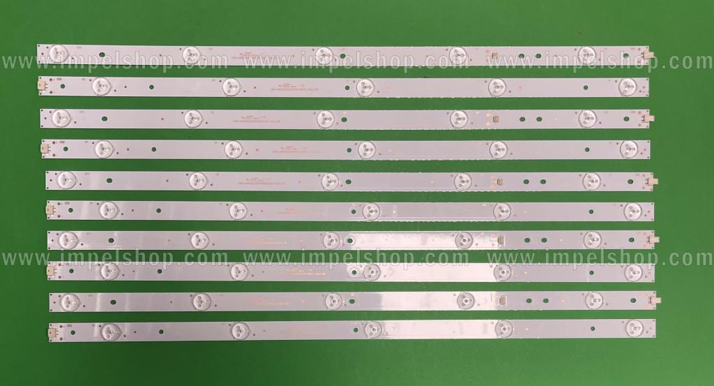 Barras De Led para TV SCEPTRE 55" set 10pcs , 5pcs X CRH-K55K6003030T0510L6C1-Rev1.3WK & 5pcs X CRH-K55K6003030T0510R6C1-Rev1.3WK