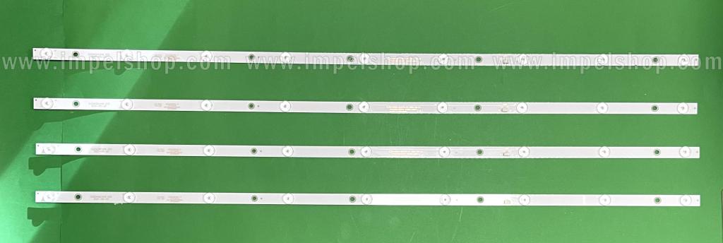 Barras De Led para TV TCL 43" set 4pcs X GC43D09-ZC21FG-04 / DLED43GC4X9 , 9LED , 3V , 825MM ,