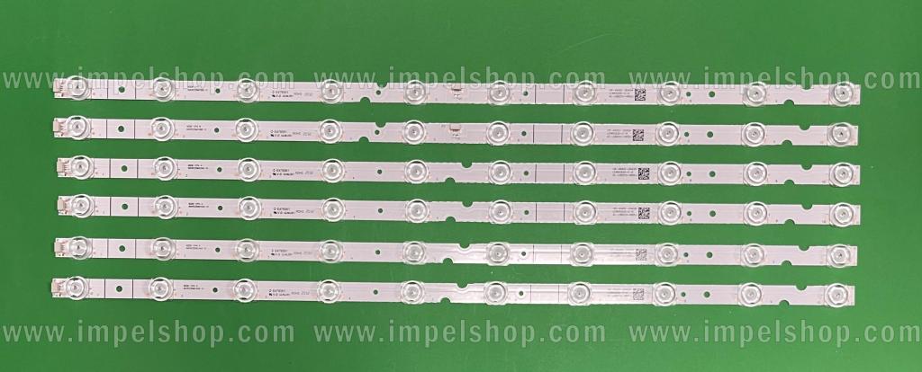 Barras De Led para TV TCL 60" set 6pcs , 4pcs X 60HR330M10A0 V1 , 4C-LB5010-HR01J , 10LED , 6V , 570MM & 2pcs X 60HR330M10B0 V1 , 4C-LB5010-HR02J , 10LED , 6V , 570MM , 4C-LB6010-YH01J