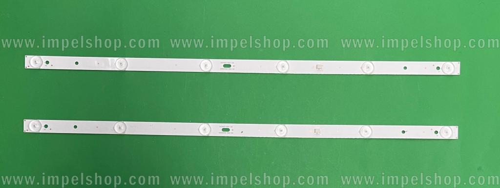 Barras De Led para TV HAIER 32" set 2pcs X DS32M63-DS01-V01 202006-DS32M6300-01 N1-R1-L(08B1-30)171015D M00600939 DSBJ-WG 32D3503V2W6C1B56217M , 6LED , 3V, 560MM