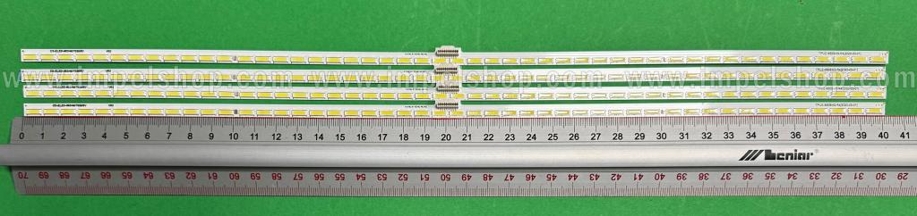 Barras De Led para TV PHILIPS 65" set 4pcs X TPUE-650SM0-R4 , 48LED , 401MM , 6V , PHILIPS PART NUMBER : 996599000585 ,