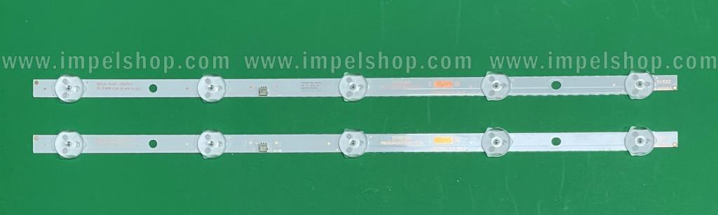 Barras De Led para TV SUNNY / MANTA / KRUGER&MATZ 19" set 2pcs X CY19D-2X5 PB01D345103BL041-001H , 5LED , 3V , 340MM