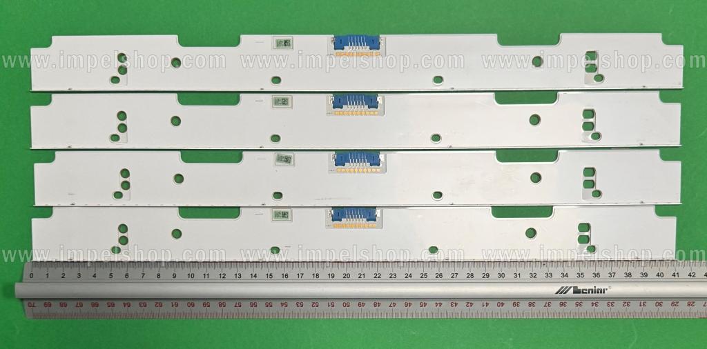 Barras De Led para TV SAMSUNG 75" 1pcsT X V7MU-750SM0-R0 , BN96-42588A , 3V , 51LED , 401.5MM ,