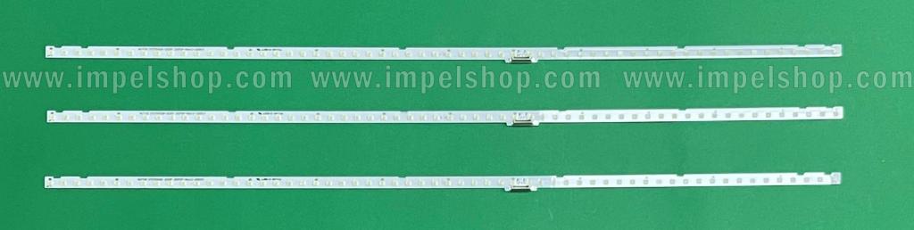 Barras De Led para TV SAMSUNG 75" set 3pcs X 19Y_Q60_STC750A37_3030F_BLUE_60EA_REV5.0 , BN96-48257A , 60LED , 542MM