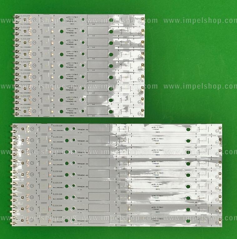 Barras De Led para TV / FLEX PANASONIC 43" set 18pcs , 9pcs X TNPA6341-4A wk MV C VTM-0 & 9pcs X TNPA6342-4A wk MV C VTM-0 ,