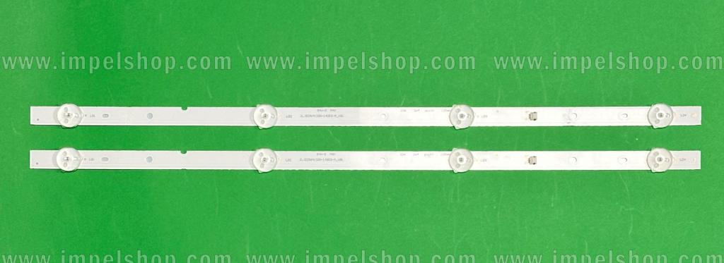 Barras De Led para TV MANTA 24" set 2pcs X JL.D23641330-140MS-M_V01 , 4LED , 6V , 425MM ,