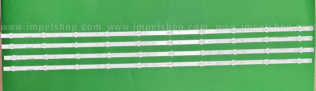 Barras De Led para TV PHILIPS 43" set 4pcs X LB-GM3030-GJPHP434X10AUS2-X / IC-B-AOAG43DA28 / LBM430M0801 / 705TLB43B33LBH04X , 10LED , 3V , 840MM ,