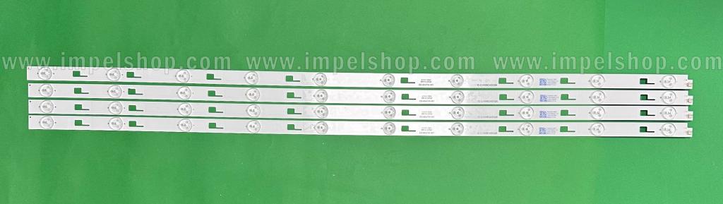 Barras De Led para TV TOSHIBA 40" set 4pcs X IC-C-HWBC40D328 , 10LED , 808MM , 3V ,