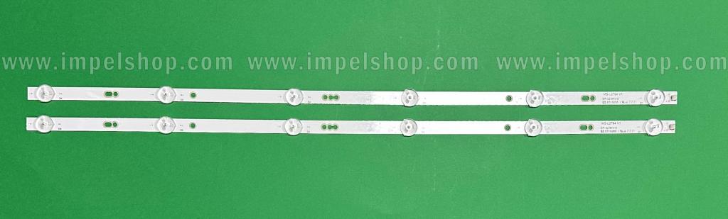 Barras De Led para TV DEXP 32" set 2pcs X MS-L2794 V1 , 6LED , 3V , 581MM ,