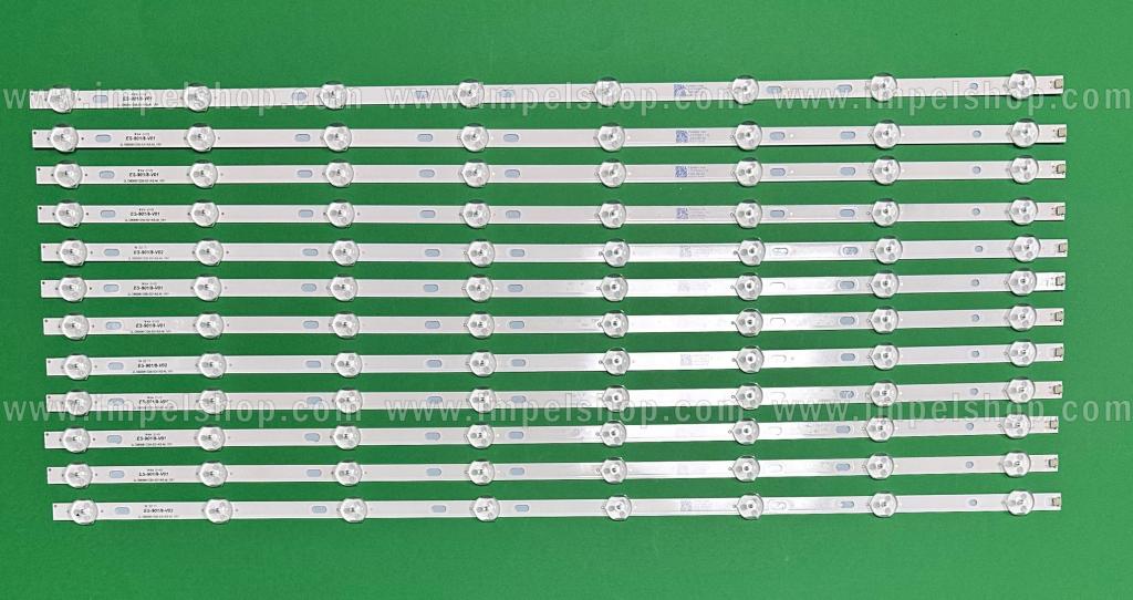 Barras De Led para TV RCA 60" set 12pcs X JL.D60081235-031AS-M_V01 , 8LED , 590MM ,